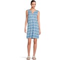 Tommy Bahama Элегантное платье-футболка с принтом и небольшим добавлением стрейча, защита UPF 30 11227192