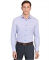 Мужская рубашка лонгслив slim fit с квадратно-клетчатым принтом и четырёхсторонней растяжкой от Construct 11173919