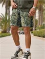 Мужские шорты Flygo с графическим камуфляжным принтом, 60% полиэстер и 40% хлопок, идеальные для спорта и отдыха 10023010