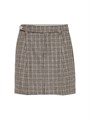 Brunello Cucinelli Virgin Wool Checked Flannel Mini Skirt 11167916