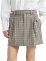 Brunello Cucinelli Virgin Wool Checked Flannel Mini Skirt 11167916