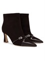 Замшевые ботильоны Malone Souliers Denise 70MM с острым носком и закругленным каблуком 11168064