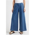 Брюки Cos с широким фасоном, из хлопка с деним-эффектом, резинкой на талии и карманами спереди и сзади 10047765