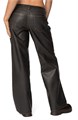 Широкие брюки из мягкого искусственного кожзаменителя с отделкой и карманами, Edikted 10048903