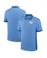 Мужская голубая полосатая футболка-поло North Carolina Tar Heels 2025 с технологией Dri-FIT от Jordan 11224516