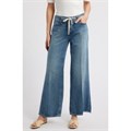 Широкие джинсы Zoey от Paige с завязкой на талии, 60% хлопок, 40% лиоцелл 10047582