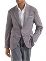Brunello Cucinelli Блейзер из шерсти и кашемира с чередующимся эффектом, 95% шерсть, 5% кашемир, сделан в Италии 11167983