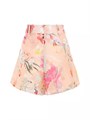 Шорты Lily с завышенной талией и ярким цветочным принтом, PatBO, 75% тенсель 10041982