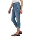 Джинсы KUT from the Kloth Stevie Crop Straight Leg из мягкого денима со стильными карманами 11227349