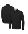 Мужской черный лонгслив Philadelphia Phillies с молнией 1/4 из эластичного джерси от Antigua 11239312