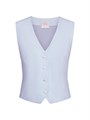Льняной жилет Kikis от TWP с классическим V-образным вырезом и пуговичной застежкой, США 10043042