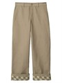 Оверсайз хлопковые канвасовые брюки Burberry с вышивкой ',B',, изготовленные в Италии 11020001