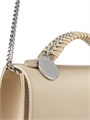 Stella McCartney Сумочка Falabella из полиэстера с цепочкой и серебристым логотипом, 21.6x10.2x3.8 см 11166624