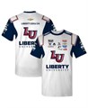 Hendrick Motorsports Team Collection Мужская белая футболка William Byron Liberty University с коротким рукавом и круглым вырезом 11224143
