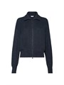 Brunello Cucinelli Кардиган из хлопкового ваниза с английским рубчиком, двухсторонней молнией, высоким воротником и широкими рукавами 11167805