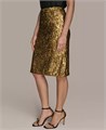 Юбка-карандаш Donna Karan New York с металлическими пайетками и застежкой на спине 11030146