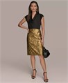 Юбка-карандаш Donna Karan New York с металлическими пайетками и застежкой на спине 11030146