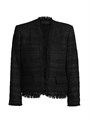Kobi Halperin Harper Fringed Tweed Jacket 11022432