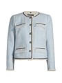 Kobi Halperin Lark Collarless Tweed Jacket 11028416