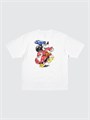 Uniqlo Футболка Disney Art с изображением Микки Мауса-чародея, 100% хлопок, стильный молодежный дизайн 11230230