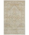 Feizy Ковёр Aura 3734F 3',11 ,x6', (120 см x 180 см), прочные полиэстер и полипропилен, классический дизайн с золотыми и серебряными узорами 11232960