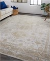 Feizy Ковер Aura 3738F 240x300 см, классический узор, износостойкий, в золотистых и серебристых тонах 11233045
