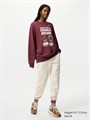 Uniqlo Толстовка PEANUTS 75 лет, 100% хлопок, стандартный крой, без карманов 11165819
