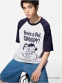 Uniqlo Юбилейная коллекция оверсайз футболок с принтом PEANUTS UT из 100% хлопка 11165811