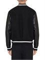 Givenchy Классическая молодежная куртка Varsity из шерсти и кожи с нашивкой 4G, произведенная в Италии 11169750