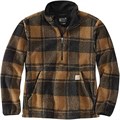Мужской флисовый лонгслив Carhartt свободного кроя с молнией и замками на карманах 11241204