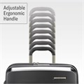 Samsonite Набор из 2 серебристых чемоданов, 21/28 дюймов, легкий, с расширяемым объемом и 4 поворотными колесами, замок TSA 11241113