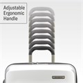 Samsonite Набор из 2 серебристых чемоданов, 21/28 дюймов, легкий, с расширяемым объемом и 4 поворотными колесами, замок TSA 11241113
