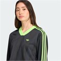 Кроп-лонгслив с жаккардовой текстурой Adidas Originals Adicolor в стиле футбольных 2000-х 11221061