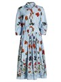 Платье-рубашка Raya от Cara с цветочным принтом, поясом и верхом с перьями 11028024