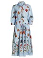 Платье-рубашка Raya от Cara с цветочным принтом, поясом и верхом с перьями 11028024