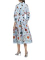Платье-рубашка Raya от Cara с цветочным принтом, поясом и верхом с перьями 11028024