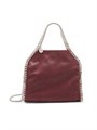 Stella McCartney Мини-сумка Falabella из искусственного замша с цепочками и магнитной застежкой, 10.5',', x 9.25',', x 4',', 11166623