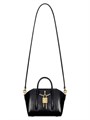Givenchy Мини-сумка Antigona Toy Lock из зернистой телячьей кожи с магнитной застежкой и съемным ремнем 11169753