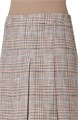 Плиссированная клетчатая юбка Glen от Akris Punto с застежкой на скрытой молнии, Испания 10047986