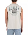 Мужская майка Muscle Hurley с принтом, 100% хлопок, классическая посадка 11233048