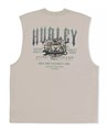Мужская майка Muscle Hurley с принтом, 100% хлопок, классическая посадка 11233048