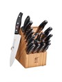 ZWILLING J.A. Henckels Набор из 19 кухонных ножей в деревянном блоке, включает поварской нож 20 см, кухонные ножницы, точильную сталь, Германия 10048642