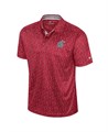 Colosseum Мужское гольф-поло с сублимацией Washington State Cougars, 100% полиэстер, классическая трехпуговичная планка 11223307