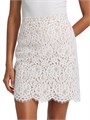 Мини-юбка из цветочного кружева от Michael Kors с завышенной талией и скрытой молнией, Италия 11022873