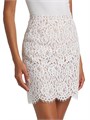 Мини-юбка из цветочного кружева от Michael Kors с завышенной талией и скрытой молнией, Италия 11022873