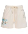 Freeze Max Кремовые флисовые шорты с принтом Lilo и Stitch для молодежи с эластичным поясом 11222014