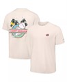 Tommy Bahama Мужская кремовая футболка с коротким рукавом и вышитым логотипом Cincinnati Reds Fly Ball Club 11222448