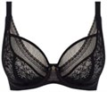 Женский бюстгальтер Freya Sydnie с подкладкой и высоким вырезом из черного цветочного кружева 11241121