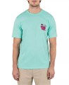 Мужская футболка Hurley Loungin из хлопка и полиэстера, короткий рукав, плотность 150 г/м? 11233592