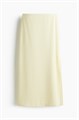 Юбка H&amp,M из крепового материала с боковым разрезом, высокой талией и скрытой молнией 11230335